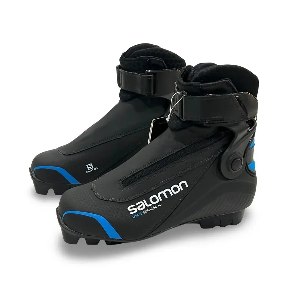 Salomon Junior Skate Cross Country Boots S Race Skiathlon 3.5 EU 35.5 Black SNS